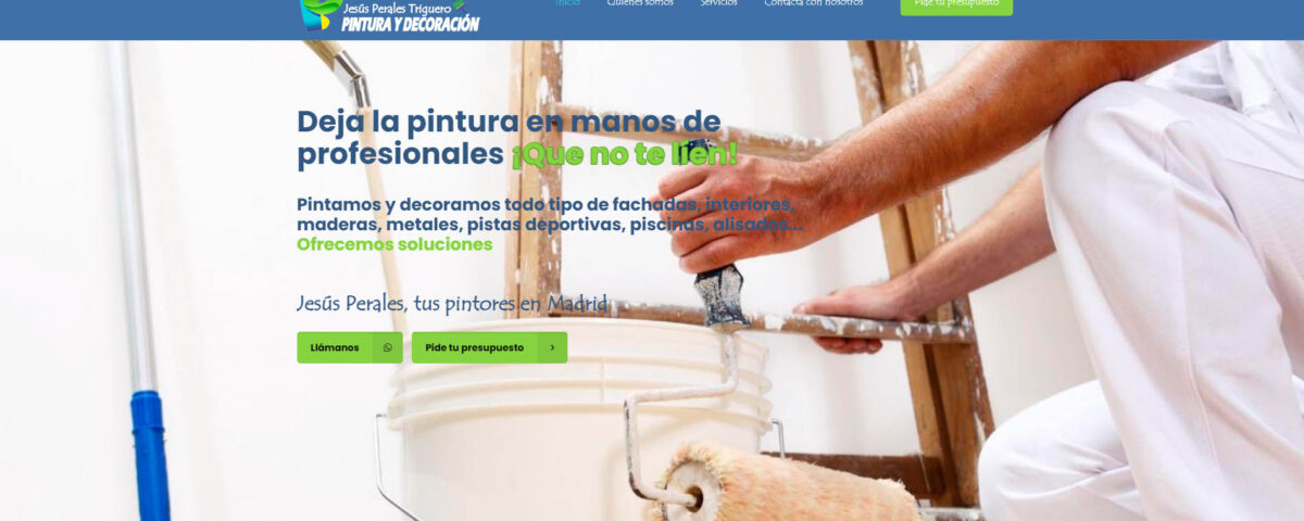 Website: Jesús Perales Pintores y Decoración