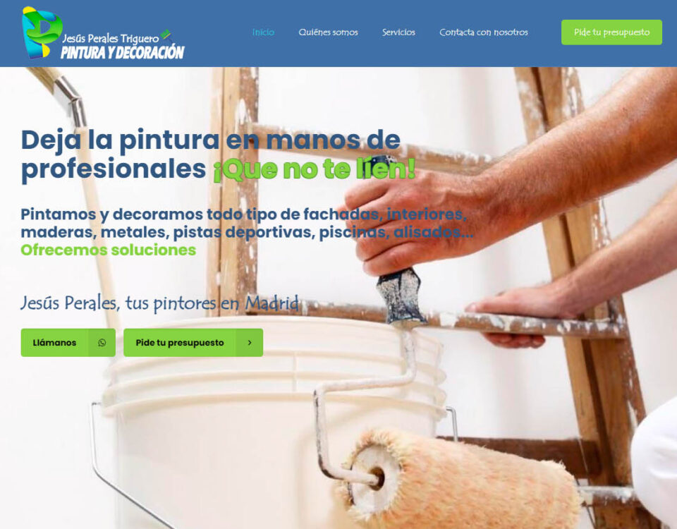 Website: Jesús Perales Pintores y Decoración